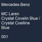 Preview: Mercedes-Benz, MC Laren Crystal Covelin Blue / Crystal Coelline Blue, 001.